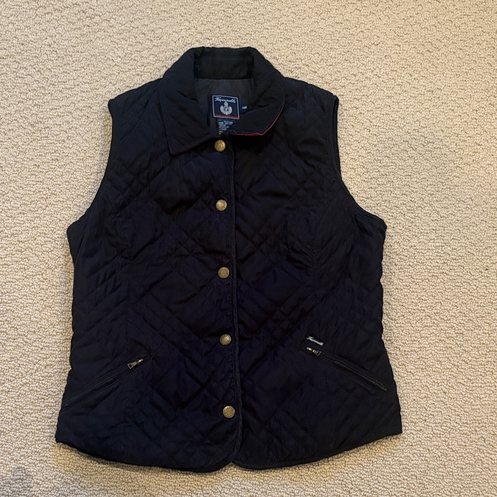 Faconnable black Quilted Vest